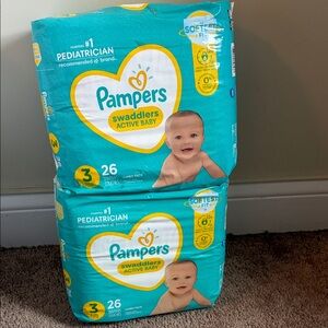 Pampers Swaddlers Active Baby Diapers - Teal